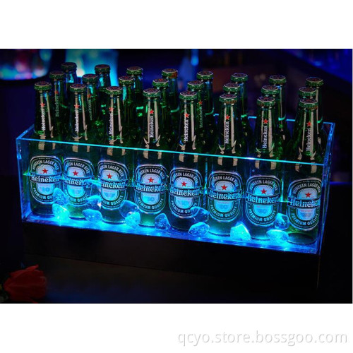 acrylic display box,12 bottles ice bucket